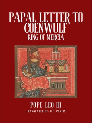 cover image of Papal Letters of Coenwulf, King of Mercia